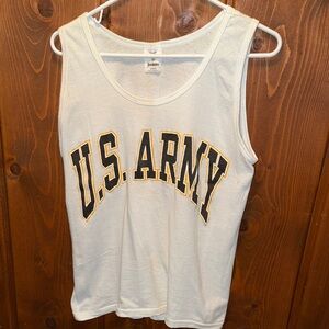 Jostens White U.S. Army Tank Top